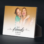 BFF Foto Gift Besties Best Friends Modern Trendy Fotoplaat<br><div class="desc">BFF Foto Gift Besties Best Friends Modern Trendy</div>