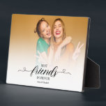 BFF Foto Gift Besties Best Friends Modern Trendy Fotoplaat<br><div class="desc">BFF Foto Gift Besties Best Friends Modern Trendy</div>