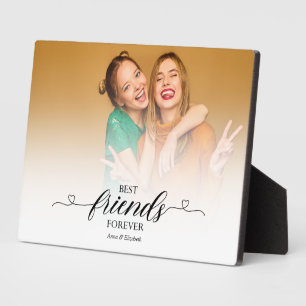 BFF Foto Gift Besties Best Friends Modern Trendy Fotoplaat