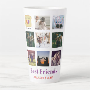 BFF Fotocollage Cadeau Pindakaas Jam Sandwich Latte Mok