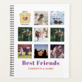 BFF Fotocollage Cadeau Pindakaas Jam Sandwich Planner (Voorkant)