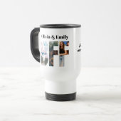 BFF-fotoreisbeker – Gepersonaliseerd cadeau Reisbeker (Voorkant links)