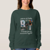 BFF-fotozweetshirt – Persoonlijk cadeau Trui (Voorkant)