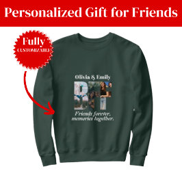 BFF-fotozweetshirt – Persoonlijk cadeau Trui