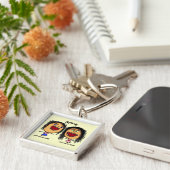 BFF Funny Cartoon Sleutelhanger (Zijkant)