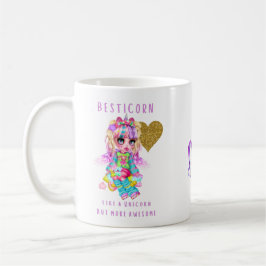 BFF Gift Besticorn als een unicorn maar Geweldige Koffiemok