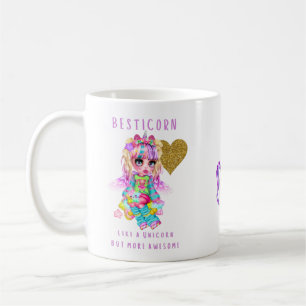 BFF Gift Besticorn als een unicorn maar Geweldige Koffiemok