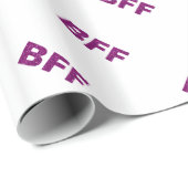 BFF Glitter Cadeaupapier (Rol Hoek)