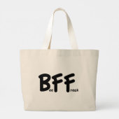 BFF GROTE TOTE BAG (Achterkant)