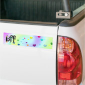 bff ~ harten bumpersticker (Op Truck)