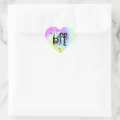 bff ~ harten hart sticker (Tas)