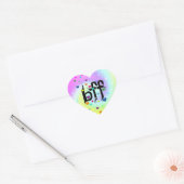 bff ~ harten hart sticker (Envelop)