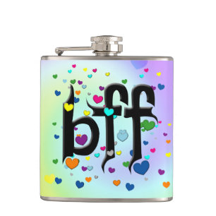 bff - harten heupfles