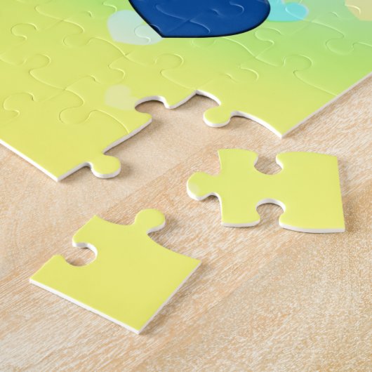 bff ~ harten legpuzzel (Zijkant)