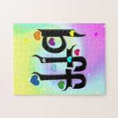 bff ~ harten legpuzzel (Horizontaal)