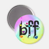 bff ~ harten magneet (Voorkant / Achterkant)