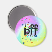 bff ~ harten magneet (Voorkant / Achterkant)