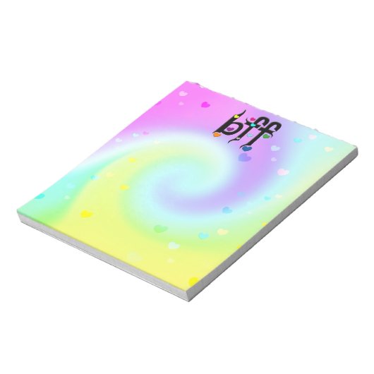 bff ~ harten notitieblok (Linkerzijde)