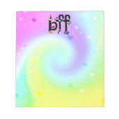 bff ~ harten notitieblok (Voorkant)