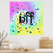 bff ~ harten poster (Keuken)