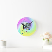 bff ~ harten ronde klok (Huis)