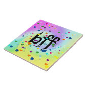 bff ~ harten tegeltje (Zijkant)