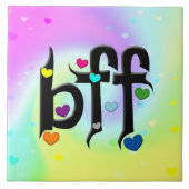 bff ~ harten tegeltje (Voorkant)