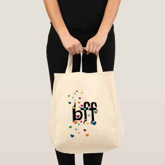 bff ~ harten tote bag (Voorkant (product))