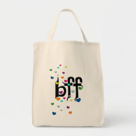 bff ~ harten tote bag