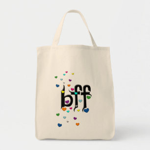 bff ~ harten tote bag
