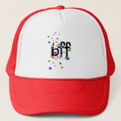 bff ~ harten trucker pet (Voorkant)