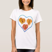BFF Heart Leaves Women's T-Shirt (Voorkant)