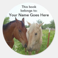 BFF Horses Book Labels