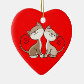 BFF-Katten met Curling-rails Keramisch Ornament (Rechts)