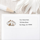 BFF Katten met Curling Tails Etiket (Insitu)