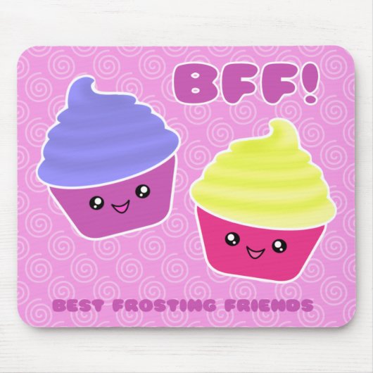 BFF Kawaii Cupcakes Muismat (Voorkant)
