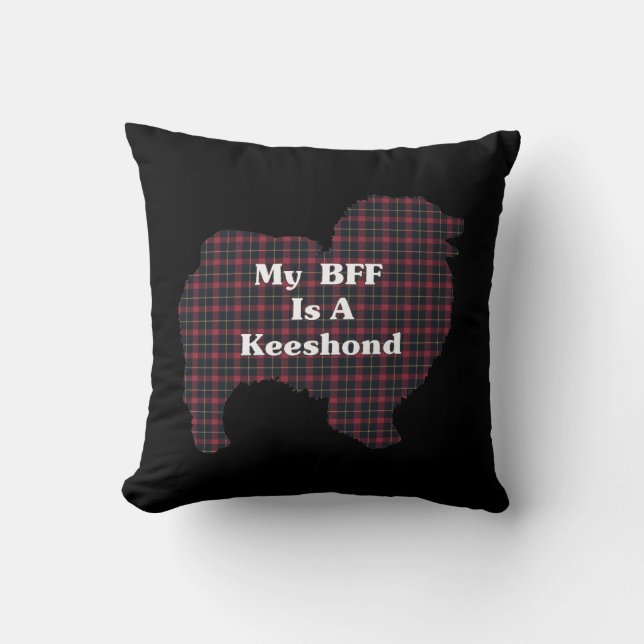 BFF Keeshond Lovers Gifts Kussen (Voorkant)