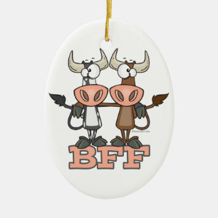BFF koe beste vrienden voor eeuwig vrienden Keramisch Ornament