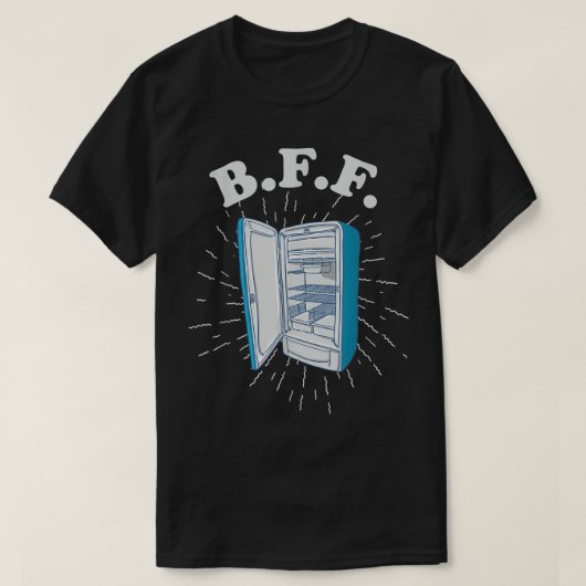 BFF koelkast-koelkast T-shirt (Design voorkant)