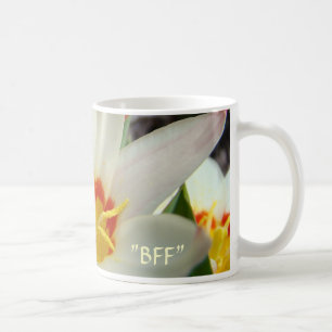 BFF koffiekop Mok Cadeau TULPEN BLOEMEN Mokken Blo