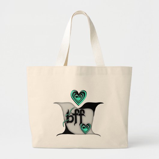 bff ~ lovevogels grote tote bag (Voorkant)