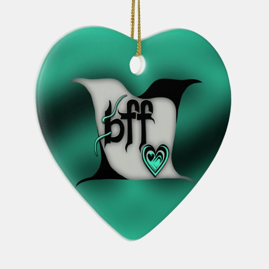 bff ~ lovevogels keramisch ornament (Rechts)