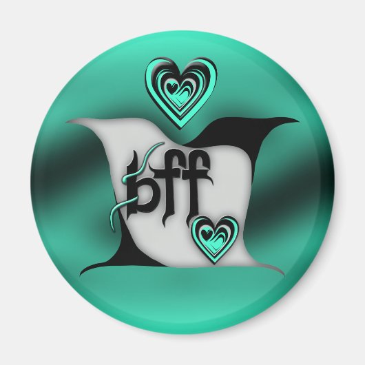 bff ~ lovevogels magneet (Voorkant)