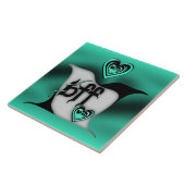 bff ~ lovevogels tegeltje (Zijkant)