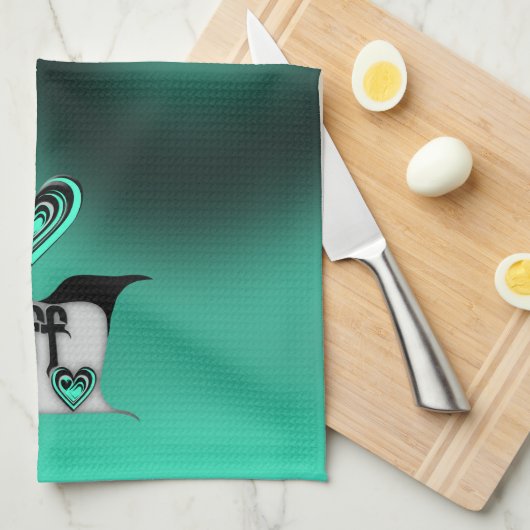 bff ~ lovevogels theedoek (Quarter Fold)