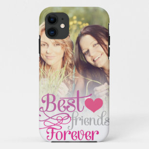BFF - Mode Best Friends Forces met foto iPhone 11 Hoesje