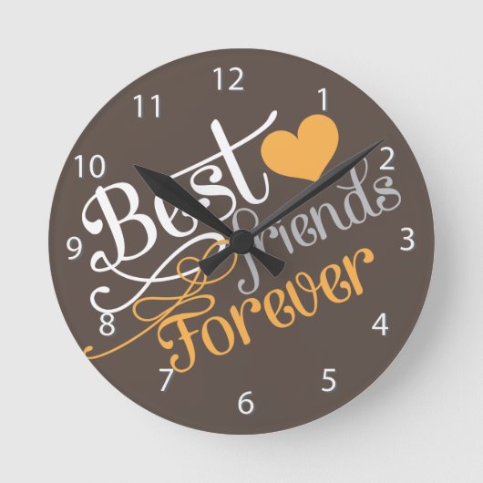 BFF - Mode Best Friends Forever Ronde Klok (Voorkant)