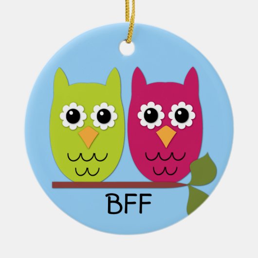 BFF Owl Ornament (Voorkant)