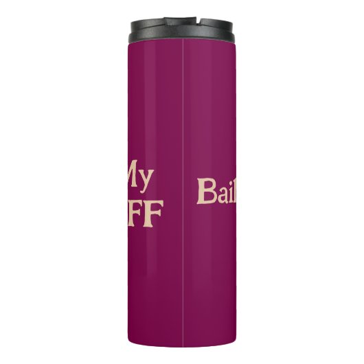 BFF Pet Photo PERSONALISEREN Thermosbeker (Achterkant)