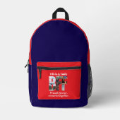 BFF Photo Collage Backpack – Gift for Friend Bedrukte Rugzak (Voorkant)